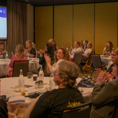 Attendees at the Showcase