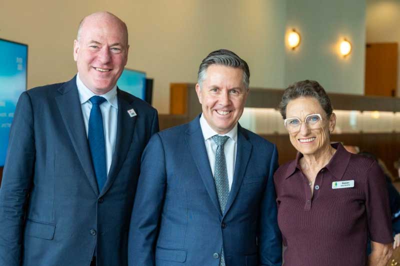 Hon Mark Butler MP and guests