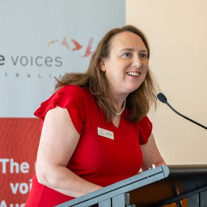 Nicole Millis, RVA CEO, speaking