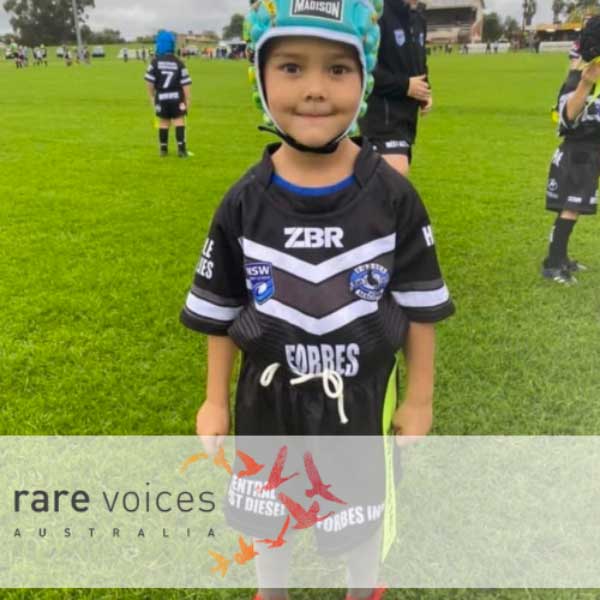 Photo of Leo in sports gear