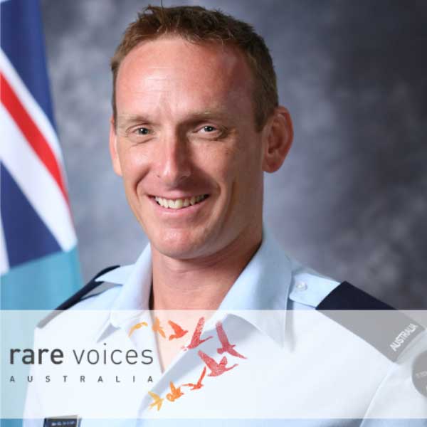 Photo of Tim in uniform