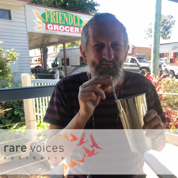 Photo of Vince with a drink in his hand